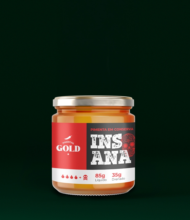 Molho de Pimenta em conserva Insana 85g